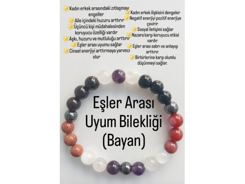 Eşler Arası Uyum Bilekliği (Bayan)